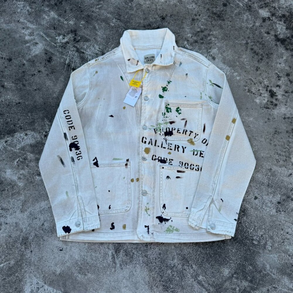 Gallery Dept. FW24 square collar button-down casual jacket for men and women